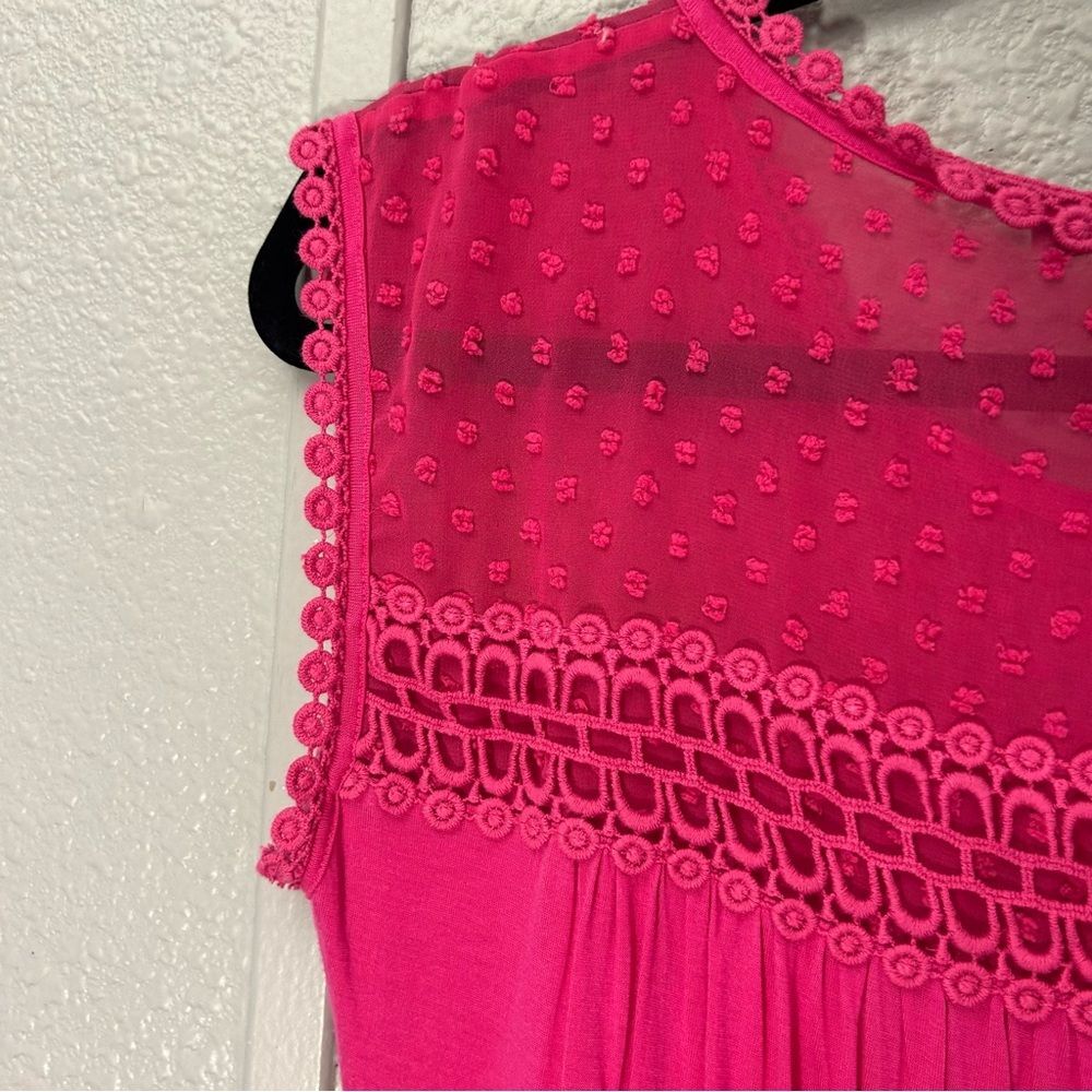 Boden Day Dress Bright Pink Jersey Size US 4L - Picture 14 of 14